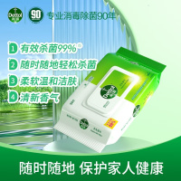 滴露滴露Dettol卫生湿巾50片 消毒湿巾 杀菌99%除菌 儿童家居清洁