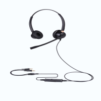 声迪尔S510NC双耳电脑双插头客服电销话务员耳机耳麦