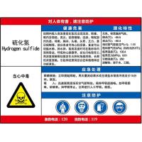 H2S职业危害告知卡