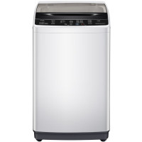 TCL 洗衣机小型便捷 一键脱水 24小时预约 全自动波轮小型洗衣机 TB-V60A 亮灰色 6公斤