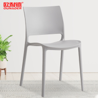 欧耐德 北欧塑料餐椅咖啡厅休闲椅吧台椅办公洽谈椅多色可选(4张起拍)