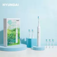 现代 HYUNDAI声波电动牙刷X900(配6个刷头)