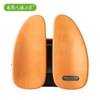 米乔(minicute)靠垫人体工学腰垫汽车腰靠背垫透气腰枕腰托奢享版-海德堡橙