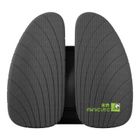 米乔(minicute)米乔人体工学腰垫车用办公室靠垫夏季减压腰枕座椅通用礼物追背款版-黑色wp-4106_467806