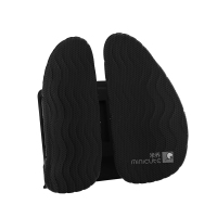 米乔(minicute)人体工学腰垫汽车腰靠办公室靠垫腰部减压靠背靠枕礼物女经典版plus(三弹簧)-灰色_65867