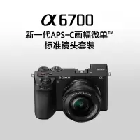 索尼ILCE-6700L 新一代APS-C画幅微单™相机 标准镜头套装 (Alpha6700)