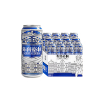 雪花啤酒(Snowbeer)11.8°布鲁格林 500ml*12听 非原箱