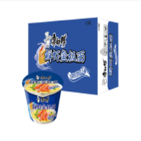 康师傅 鲜虾鱼板面 桶装