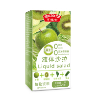 亨博士液体沙拉果蔬汁益生元羽衣甘蓝膳食纤维植物饮料官方正品*3盒