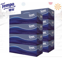 得宝(Tempo)无香盒装抽纸90抽4盒*2提T2274