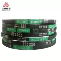 三维(THREEV)动力传动橡胶工业皮带 高速防滑窄型包布V带SPA型三角带 SPA1280