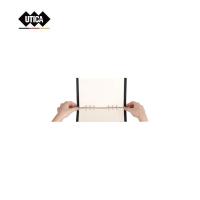 国电务棕色活页皮质笔记本