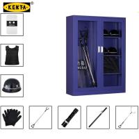 安保防暴八件套门卫警卫工矿保安室防爆器材柜保安盾牌钢叉防护装备组合柜子