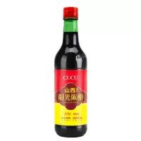 CUCU 山西阳光陈醋420ml*2瓶 粮食酿造醋泡黑豆调味品