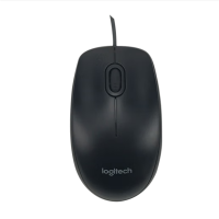 罗 技(Logitech) M90 有线USB鼠标 即插即用 舒适可靠 笔记本台式机家用鼠标 黑色