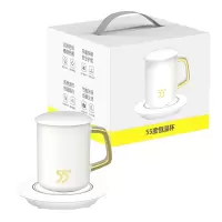 红帕 55度300ml恒温杯-白色- YM400