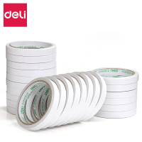 得力(deli) 30401 高粘性棉纸双面胶 12mm*10y(9.1m/卷) 24卷/袋