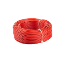 远东铜芯C级阻燃布电线ZC-BV-450/750V-1*4 100米红色