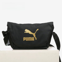 彪马(PUMA)单肩包杨洋同款新款印花经典邮差包 腰包