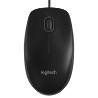 罗技(Logitech)B100 企业版 鼠标 有线鼠标 办公鼠标 对称鼠标 有线鼠标 黑色
