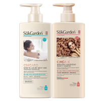 蔬果园香卡诺角蛋白[丝滑奢护]香氛洗发乳520ml+香榭风铃-[奢宠美肌]香氛沐浴乳520ml