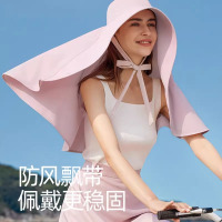 蕉下披肩帽女遮阳帽全方位护颈防护防晒太阳帽防紫外线夏户外面罩