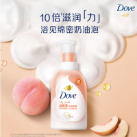 多芬绵密泡沫泡泡沐浴露(白桃果香)400ml 1瓶