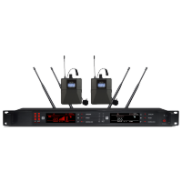 AT U-2200 无线真分集 (领夹)话筒一拖二