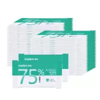 酷帕75%酒精消毒单片湿巾(100片装)