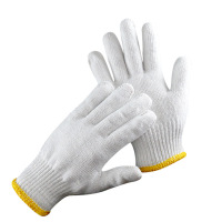 厚玖棉加丝线手套10针RXH普通棉+尼龙350g白色/1副