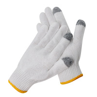 厚玖灯罩棉导电纱触屏线手套CP40A白色480g/1副