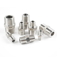 双头外丝接头G1/2 M22*1.5 304