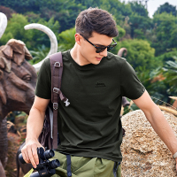 Jeep吉普凉感速干T恤衫男士夏季新款亲肤运动短袖跑步透气健身服