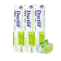 牙博士青柠亮白牙膏105g*3