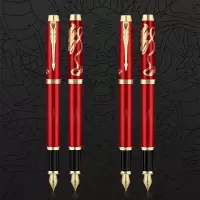 派克(PARKER)IM应龙红墨水笔+龙年系列御龙商务套盒 钢笔 签字笔 商务办公