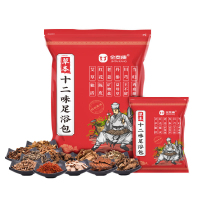 金泰康十二味足浴包中药泡脚包艾草足浴包脚气调理去湿男女用 金泰康12味足浴包[买一发二]600g*2袋