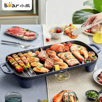 小熊(bear)电烧烤炉不粘烤肉机2000W 猛火速烤大容量DKL-E20U1 台