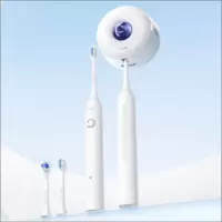 素士SOOCAS声波震动电动牙刷成人软毛电动牙刷D5云感刷白色/个