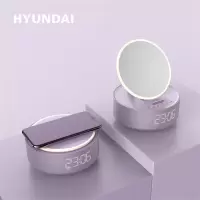 现代 HYUNDAI 多功能无线充化妆镜音箱YH-F166