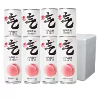 元气森林 白桃口味无糖苏打气泡水330mL*8罐