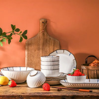 菲米生活 FM-TC2201 青沐日式陶瓷餐具套装