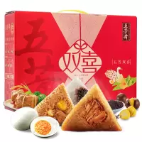 五芳斋(WU FANG ZHAI) 五芳双喜礼品粽1200g 嘉兴6粽子6咸鸭蛋