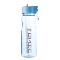 特美刻(TOMIC)塑料杯 Tritan材质运动水杯带吸管运动水壶大容量户外健身 TAL101702 蓝色