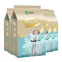 蒙牛铂金中老年高钙配方奶粉400g*3袋+金装中老年400g*1袋