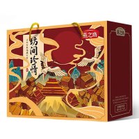 燕之坊 南北干货 坊间珍情礼盒1.45kg菌菇桂圆干鹿茸菇虫草花