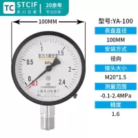 不锈钢氨压力表-0.1-2.4MPA