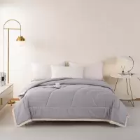 多喜爱-臻品暖绒纯羊毛冬被(太空灰)(L/203*229cm)-