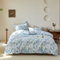 梦洁-纯棉印花四件套-梨云梦暖(1190100001)-