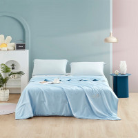 洁丽雅可水洗蚕丝夏被-天蓝-JLYXB0010