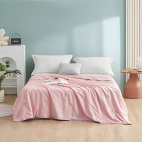 洁丽雅可水洗蚕丝夏被-樱粉-JLYXB0011